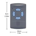 thumbnail image 5 of Sdre HSM4 868 MHz Mando a Distancia de Garaje con 4 Botones Color Azul Reemplaza Transmisores Hormann 868 MHz HS4 HSM2 HSP4 868 HS1 868 Tubauto, 5 of 5