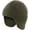 Army Green, variant on Mens Winter Hat Knit Earflap Hat Stocking Caps with Ears Beanie Hat Light Gray