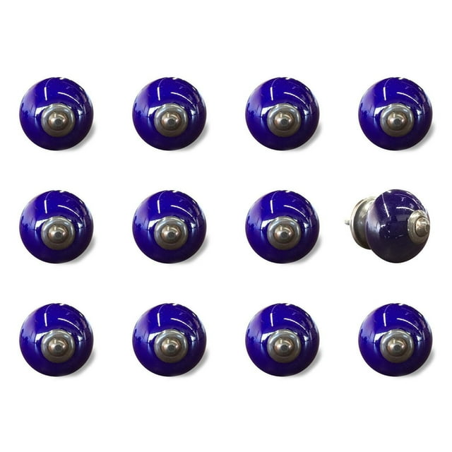 KNOB-IT VINTAGE HANDPAINTED CERAMIC KNOBS (12-Pack) K000004