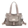 thumbnail image 1 of Bolso de mujer, bolso informal, bolso de estudiante universitario, bolso cruzado de hombro, bolso de mano de tela Oxford de gran capacidad, 1 of 6