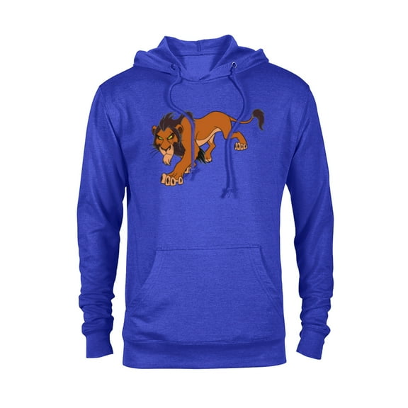 Disney The Lion King Scar Prowling - Pullover Hoodie for Adults -Customized-Royal Heather