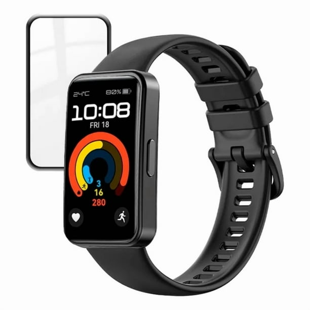 Correa de Silicona Premium Sport para Huawei Band 8,9,10 + Mica