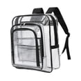 thumbnail image 3 of Mochila transparente con correa ajustable, bolsa de herramientas de PVC transparente, bolsa de herramientas a prueba de estática Estilo a, 3 of 9