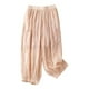 thumbnail image 1 of Pantalones holgados vintage de pierna ancha para mujer, para primavera-verano - Pantalones casuales de cintura alta, 1 of 8