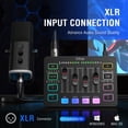 thumbnail image 2 of Mezclador de audio para juegos FIFINE SC3 con interfaz de micrófono XLR RGB, 2 of 8