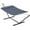 Dark Gray, variant on IdealHouse Hammock with Stand, 2 Person Heavy Duty Hammock with Soft Pillow & Balance Ropes, Stand Alone Hammock with Curved Spreader Bar, Portable Outdoor Hammock for Patio,Beach, Backyard,Grey