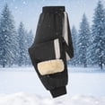 thumbnail image 2 of YunPes Youth Thermal Hiking Pants Boys Girls Plush Fleece Lined Snowpants Windproof Elastic Waist Track Pants Winter Pull On Joggers, 2 of 7