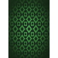thumbnail image 1 of Ahgly Company Machine Washable Indoor Rectangle Transitional Green Area Rugs, 4' x 6', 1 of 7