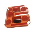 thumbnail image 2 of Bandeja de mesa para sombrilla de Patio,Accesorio de playa al aire libre portátil,2 ranuras para teléfono, soporte para sombrilla, soporte para Naranja, 2 of 8