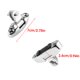 thumbnail image 3 of Barco de acero inoxidable Swivel Deck Bisagra extraíble Relación rápida 180 Grados Rotatable Mount Otous Outdoor Barcos de mar Yate Hardware Inevent TO001123-00, 3 of 6
