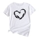 thumbnail image 1 of Camiseta de manga corta con cuello redondo y estampado de amor informal para mujer OAVQHLG3B Store lin121212, 1 of 4