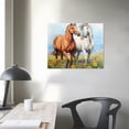 thumbnail image 3 of Nawypu  'Wild Horses III' Canvas Art, 3 of 4