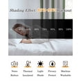 thumbnail image 5 of Sage Green Stripe Blackout Curtains 54 Inches Long for Bedroom, Geometric Grey White Vertical Striped Thermal Insulated Room Darkening Black Out Window Curtain Panels Grommet Drapes for Living Room, 5 of 8