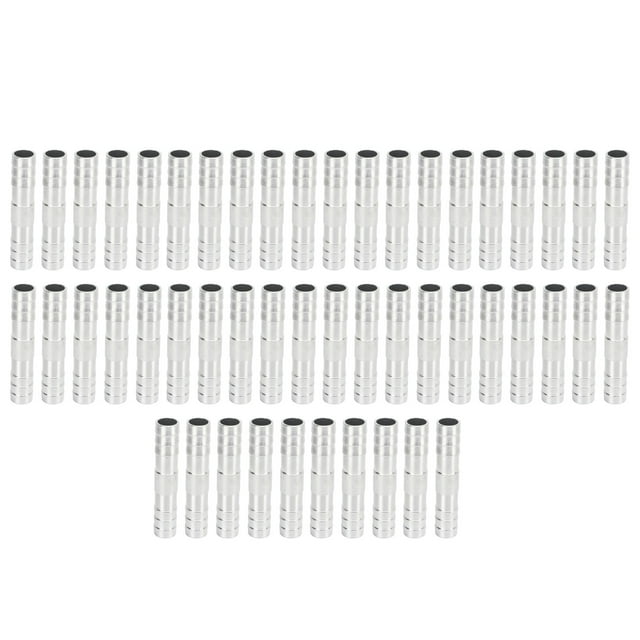 Embout de Tuyau de Réfrigérant, Raccord d'Embout de Tuyau de Climatisation en Aluminium 50 Pcs Résistant aux Rayures pour Voitures pour Camions 3/8 Po,1/2 Po,5/8 Po,3/4 Po