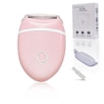 thumbnail image 1 of Afeitadora eléctrica para mujer: compacta, inalámbrica, para usar en seco y húmedo, con doble recortador para una piel suave y rápida, ideal para la línea del bikini y para viajes. BEAUTISILK (rosa), 1 of 5