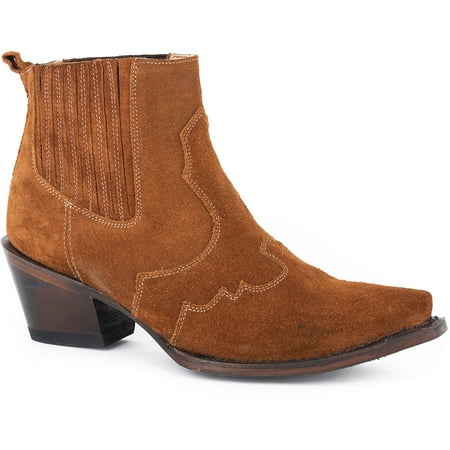 

Women s Stetson June Leather Boots Handcrafted Brown