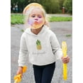 thumbnail image 2 of Buon Ferragosto Pineapple Doodle Hoodie Toddler -Image by Shutterstock,  4 Toddler, 2 of 4