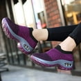 thumbnail image 4 of Women's Walking Sock Sneakers - Mesh Slip-On with Air Cushion | Modern Jazz Dance Shoes, Platform Loafers for Ladies & Girls, 4 of 8