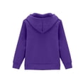 thumbnail image 5 of Nestiefly Zip Up Hoodies For Girls Oversized 2026 Y2K Hoodies Casual Long Sleeve Sweatshirts Fall Spring Track Jackets Purple 120, 5 of 5