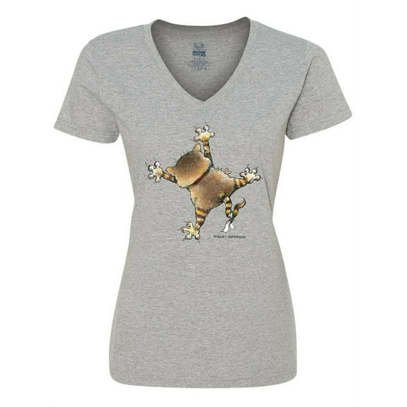 Inktastic Don't Let the Cat out Women's V-Neck T-Shirt