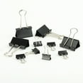 Pen + Gear Metal Binder Clips, Assorted Sizes, 200 Count, Black