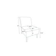 thumbnail image 3 of Linon Julie Curved Back Slipper Chair, 18 inch Seat Height, Multiple Colors, 3 of 3
