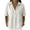 White, variant on Women's Polo Shirt Collared Button Down Elbow Half Sleeve Lightweigth Casual Athletic Tops V Neck Solid Athletic Tee Shirts,White 2XL