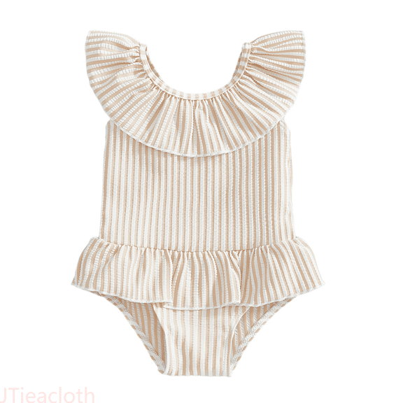 JTieacloth Girls Swimsuit Summer Stripe Bikini Style Tankini Swimsuit For Toddler Baby Infant Youth,Sizes 12-18 Months