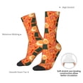 thumbnail image 4 of Pofeuu Ramen Noodle Soup Print Crew Socks, Adult Running Hiking Socks for Youth and Adult, 4 of 6