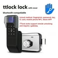 thumbnail image 2 of Door Lock, Finrprint Gate Lock Tuya Outdoor TTlock Smart Door Lock Digital IC Card Rim Electronic Door Lock Suitable For Home Garden ,Easy to Install, 2 of 7