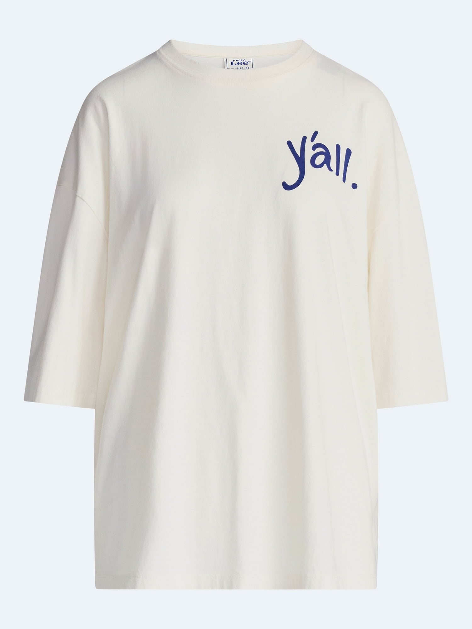 Kacey Lee Women's Y'all Women's Graphic Tee with Short Sleeves, Sizes XS-XXL