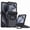 Black, variant on Dteck Case Built-in Front Screen Protector for Motorola Razr 2026/2025/2024,Shockproof PC Hinge Protection Case Ring Stand Matte Translucent Cover for Motorola Razr 2026/Razr 2025/Razr 2024,Black