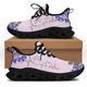 thumbnail image 1 of Zapatillas deportivas con diseño de pata de perro para mujer, color morado, resistentes al desgaste,, 1 of 6