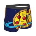 thumbnail image 3 of Daiia PLANETA EN FORMA DE PIZZA Men's Underwear Boxer Briefs, Cotton Stretch Moisture-Wicking Underwear-X-Large, 3 of 9