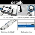 thumbnail image 7 of Stainless Electronic Digital Caliper Stainless Steel Slide Caliper Measuring Tool Electronic Micrometer Caliper With Large LCD Screen 3 Measurement Units Switchable, 7 of 7