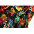 thumbnail image 3 of Vintage Style Women Dresses Cotton Linen Blend Square Neck, 3 of 5