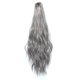 thumbnail image 2 of Pelucas con flequillo para mujer, peluca ondulada suelta, peluca con clip, cola de caballo, longitud media, peluca de seda de alta temperatura, cabello largo y dulce., 2 of 2