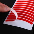thumbnail image 3 of Car Wheel Hub Reflective Stripes Door Safety Opening Warning Sticker Tape Auto Rear Warning Reflective Tape Car Accessories, 3 of 9