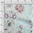thumbnail image 1 of oneOone Polyester Spandex Sky Blue Fabric Florals Fabric For Sewing Printed Craft Fabric By The Yard 56 Inch Wide, 1 of 1