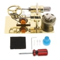 thumbnail image 1 of Modelo de motor de aire caliente, Kit de modelo de combustión interna, generador de electricidad, juguete de física científica, juguete, 1 of 8