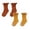 Yellow 1PCS & Brown 1PCS, variant on MDUKONU Baby Girls Vintage Ankel Lace Socks Toddler Ruffles Casual Dress Socks 2 Pack