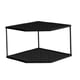 thumbnail image 1 of Estante de almacenamiento de cocina con marco de metal, estante de esquina, soporte para ahorrar espacio, organizador de almacenamiento de utensilios 2 niveles, 1 of 8
