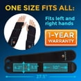 thumbnail image 4 of Wrist Ice Pack Wrap - Cold Therapy for Instant Pain Relief and Treatment of Carpal Tunnel, Tendonitis, Injuries, Swelling, Rheumatoid Arthritis, Sprains - Hand Support Brace with Reusable Gel Packs, 4 of 4