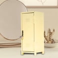 thumbnail image 6 of 1 Metal Mini Locker Girls Lockbox Desktop Storage Organizer with Two Tier Shelving for Cosmetics Jewelry Collectibles, 6 of 9