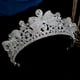 thumbnail image 4 of Tiara de diamantes de imitación brillantes para vestido de novia, tiara de novia, regalos de despedida de soltera para damas de honor y novias, 4 of 5