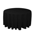 thumbnail image 3 of 1pcs Polyester Round Tablecloth Whiteblackredbluegold Solid Table Cloth High-quality Gift compatible Wedding Birthday Party Table Cover Home Decor, 3 of 5