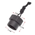 thumbnail image 3 of Régulateur de Plongée Régulateur Universel DIN Valve de Réservoir Bouchon Protecteur Fileté Capuchon Protecteur Capuchon de Protection Valve de Réservoir Bouchon Anti-Poussière Kit d'Accessoires, 3 of 9