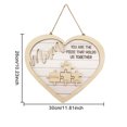 thumbnail image 3 of Mothers Day Gifts Chmadoxn Mothers Day Gifts for Mom Decorate Wooden Love Pendants On New Mother's Day As Gifts For Family And Mother. Some Words For Mother Mothers Day Decorations, 3 of 9