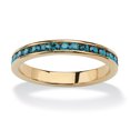 thumbnail image 1 of Bracelet Empilable en Pierre de Naissance Simulée en Plaqué Or, 1 of 5