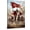Frame-style, variant on Medieval Knights Templar Canvas Wall Art, Epic Crusader Warrior Horse Battle Scene Painting, Historical Military Picture Wall Decor for Living Room Bedroom Home Office